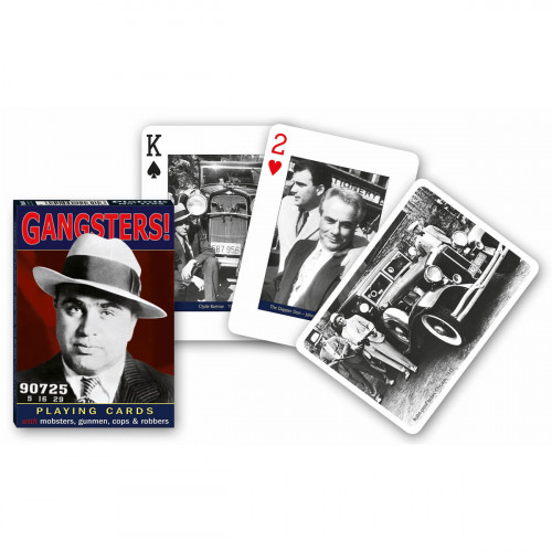 Carti de joc de colectie Piatnik, cu tema "Gangsters"